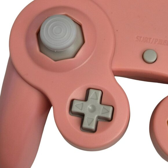 GameCube Replacement Wired Controller Pink Gamepad NEW NGC GC Wii U Console - Picture 4 of 10